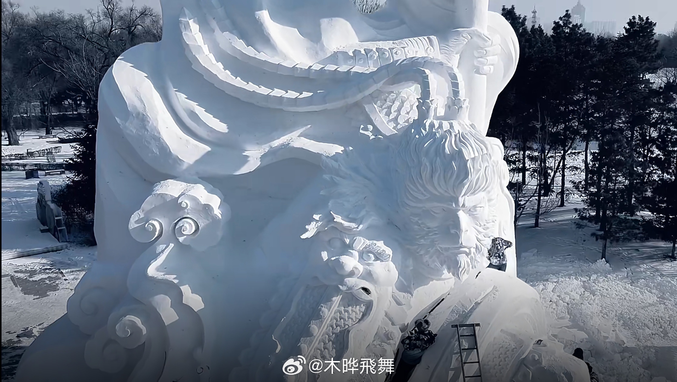 黑龙江黑悟空雪雕遭嘲讽，传统与现代艺术的碰撞与反思_精准解答落实